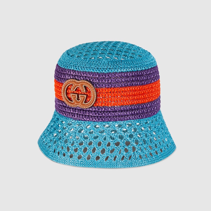 Gucci Raffia-effect viscose bucket hat | Mall of America®