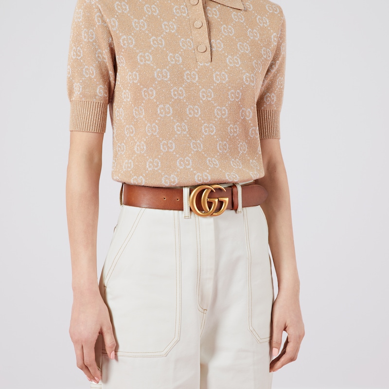 Gucci GG Marmont Wide Belt | Thumbnail 3 Gucci GG Marmont Wide Belt | Thumbnail 3