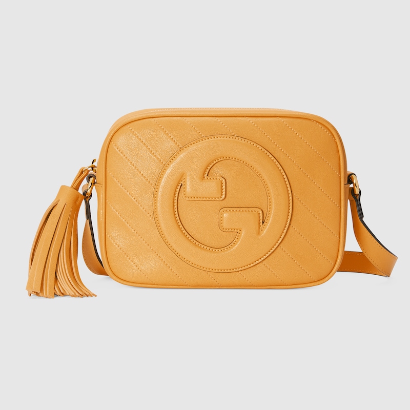 Gucci Blondie small shoulder bag in yellow leather GUCCI® NZ