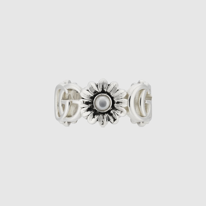 GG Marmont Mother Of Pearl Ring