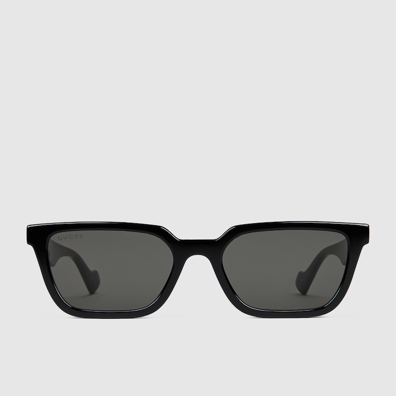 Gucci Rectangular-frame Sunglases In Black