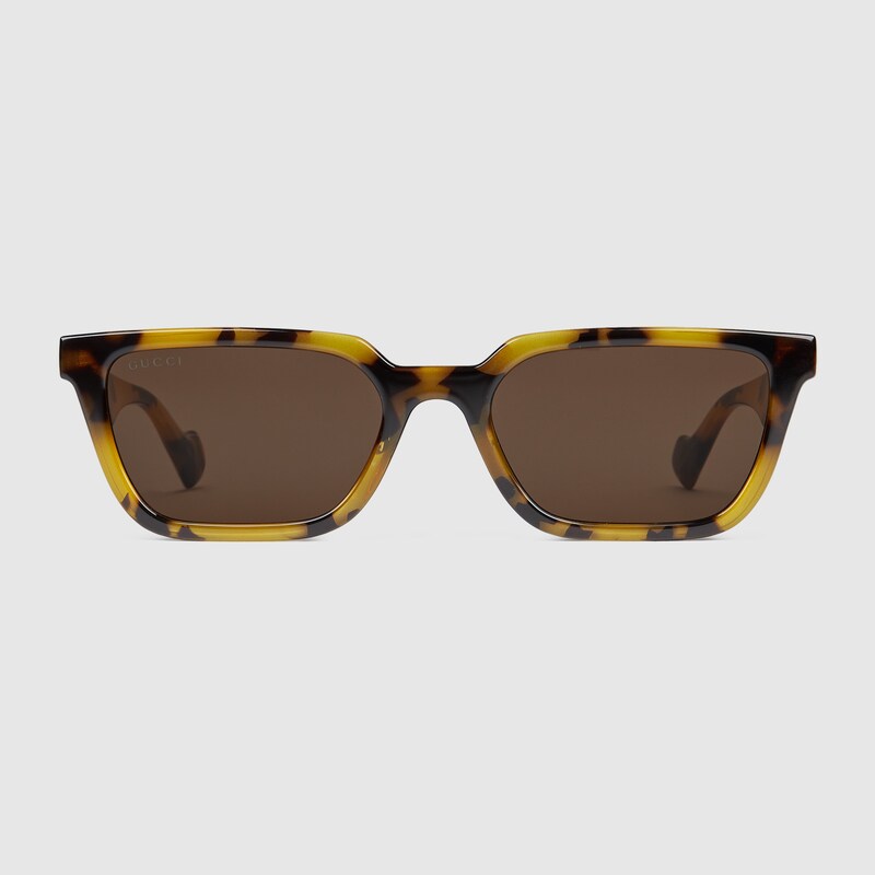 Gucci Cat-eye Shaped Frame Sunglasses In Yellow