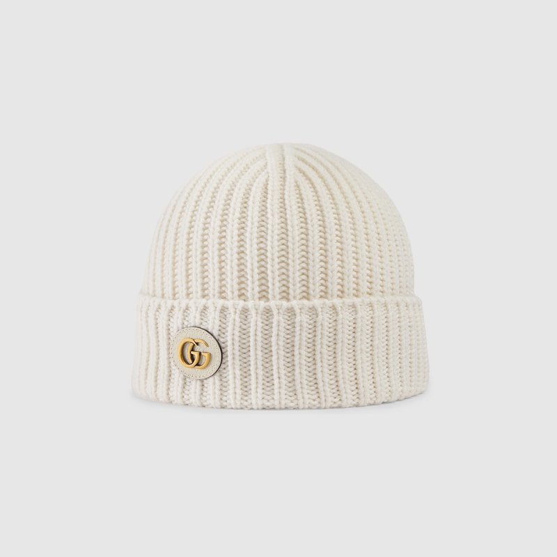 Gucci Wool Cashmere Hat With Double G | Thumbnail 2 Gucci Wool Cashmere Hat With Double G | Thumbnail 2