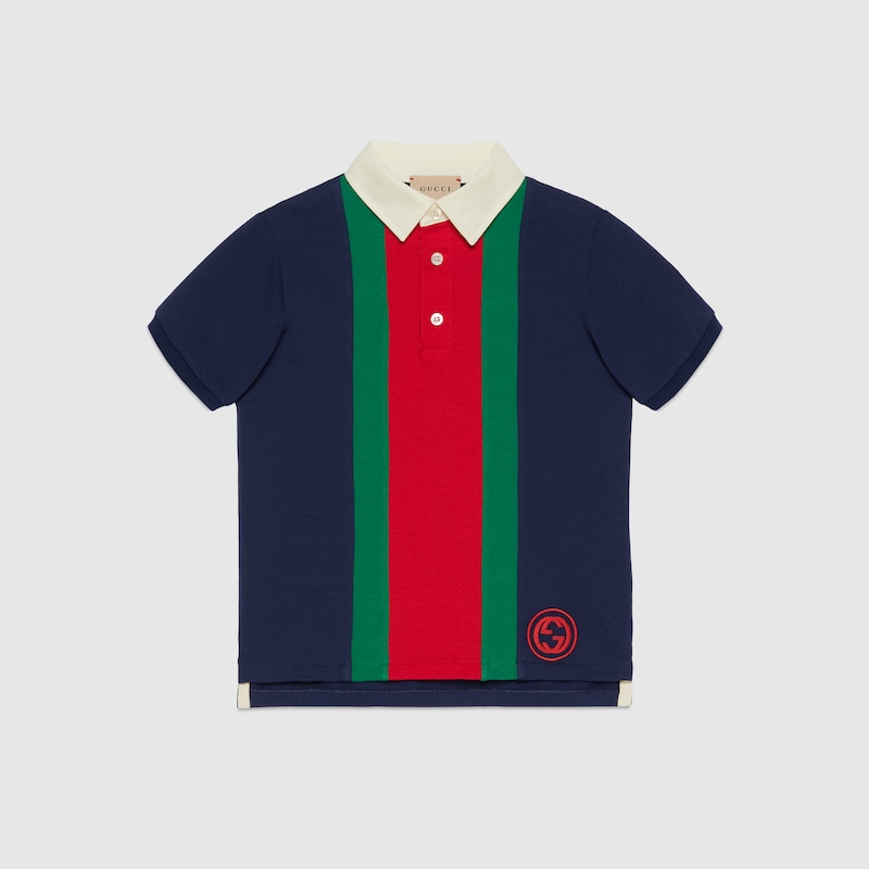 Children's cotton Web polo T-shirt
