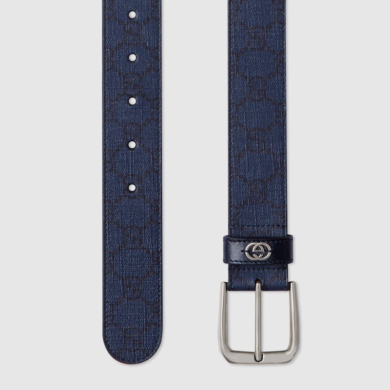 Belt with Interlocking G detail