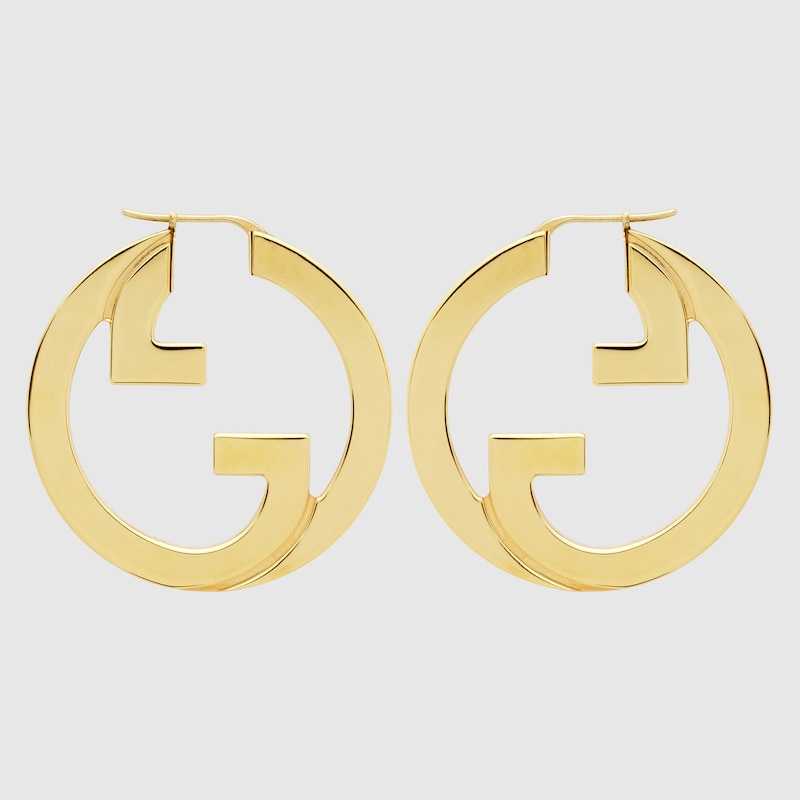 Gucci Blondie Hoop Earrings | Thumbnail 2 Gucci Blondie Hoop Earrings | Thumbnail 2