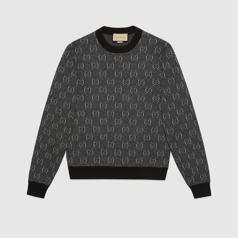 GG wool jacquard sweater