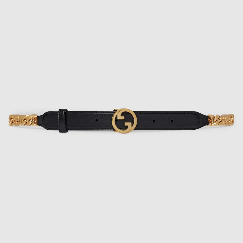 Gucci chain belt online