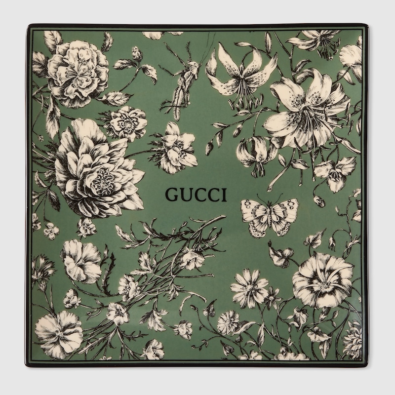 Gucci Flora Sketch print medium trinket tray