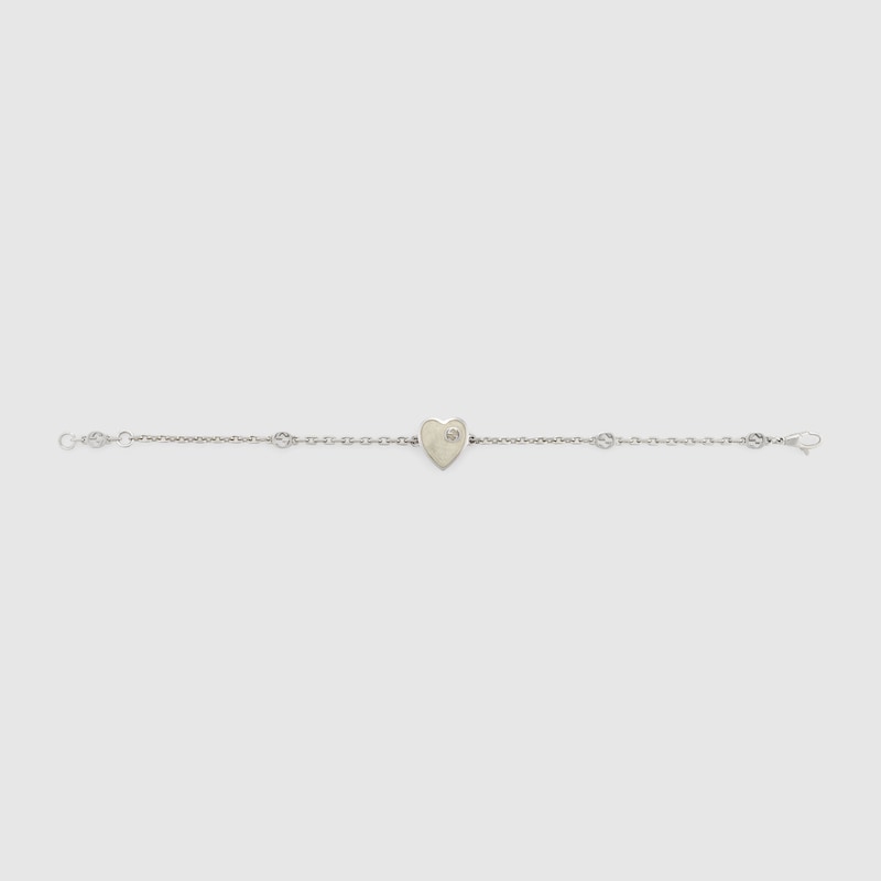 Gucci Heart bracelet with Interlocking G