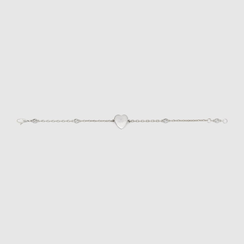 Gucci Heart bracelet with Interlocking G