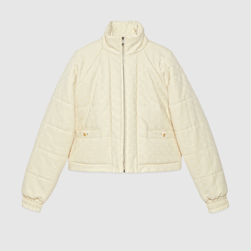 GG canvas bomber jacket