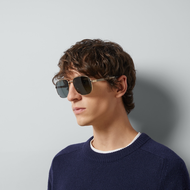 Gucci Navigator Frame Sunglasses | Thumbnail 3 Gucci Navigator Frame Sunglasses | Thumbnail 3