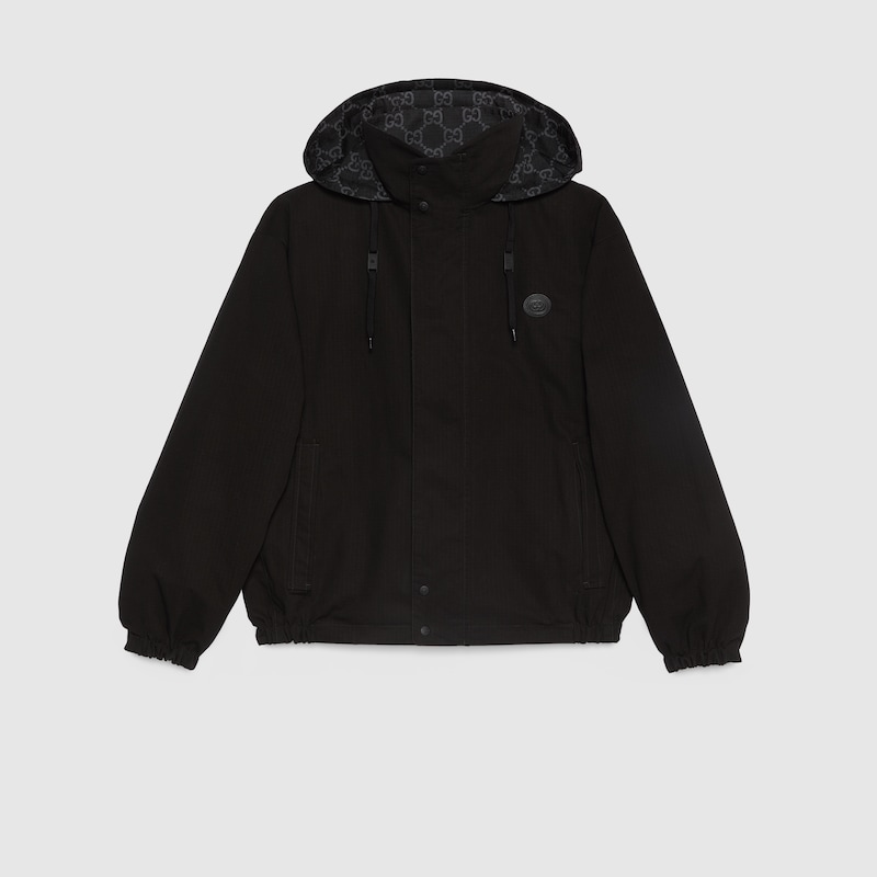 Reversible GG Ripstop Nylon Jacket Reversible GG Ripstop Nylon Jacket