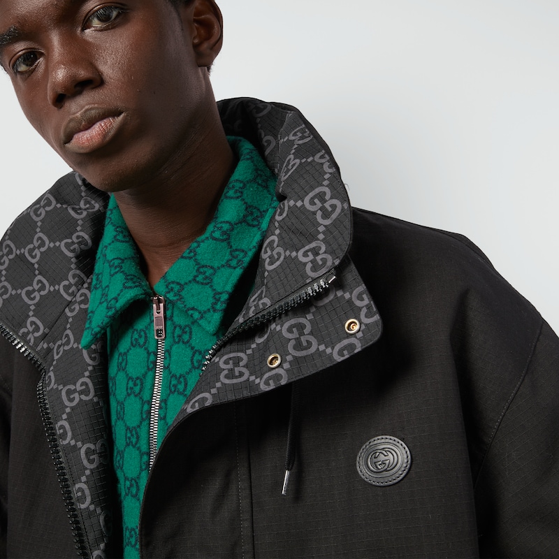 Gucci Reversible GG Ripstop Nylon Jacket | Thumbnail 3 Gucci Reversible GG Ripstop Nylon Jacket | Thumbnail 3