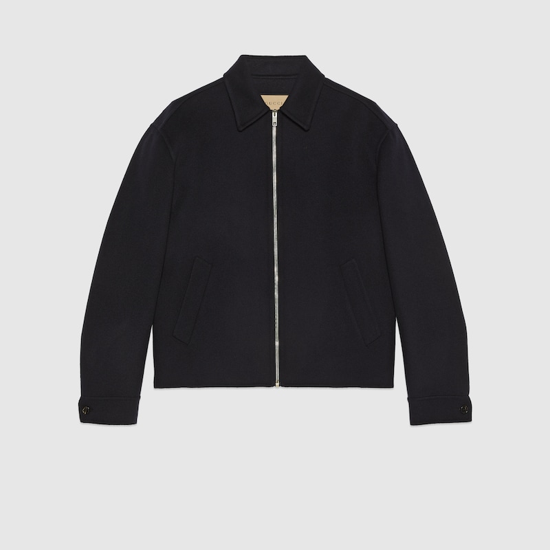 Gucci Wool Zip Coat Jacket Men Size 56 | eBay