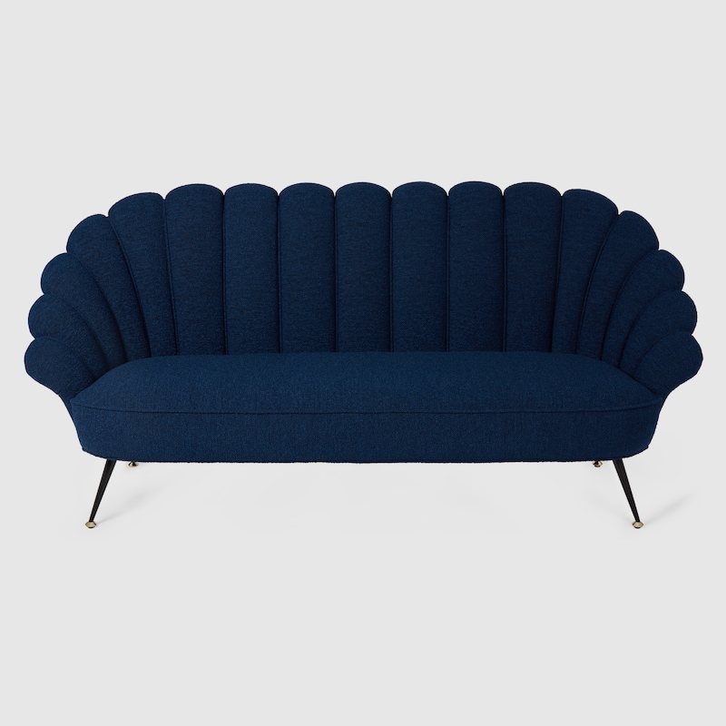 Gucci Bouclé Sofa In Blue