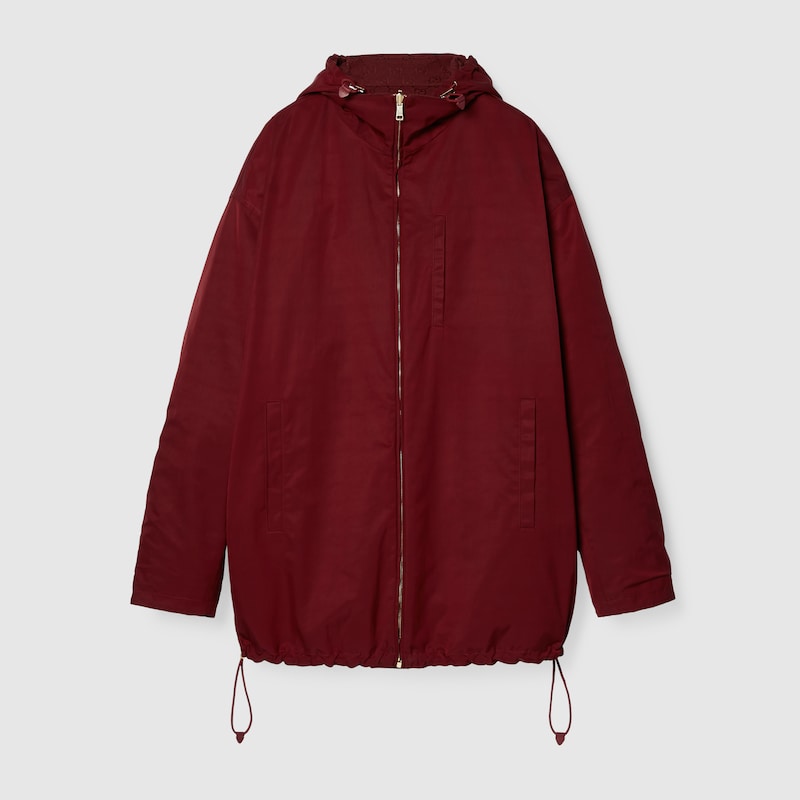 Reversible GG canvas jacket