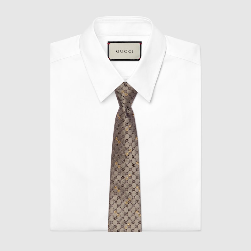 Gucci GG Silk Jacquard Tie | Thumbnail 2