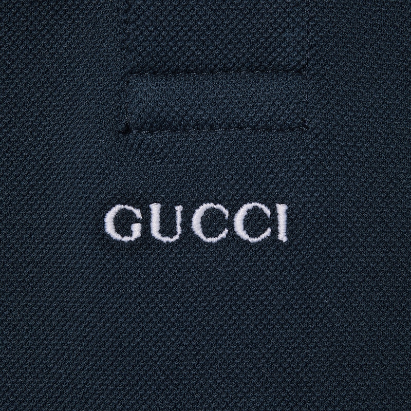 Gucci Navy Polo Shirts