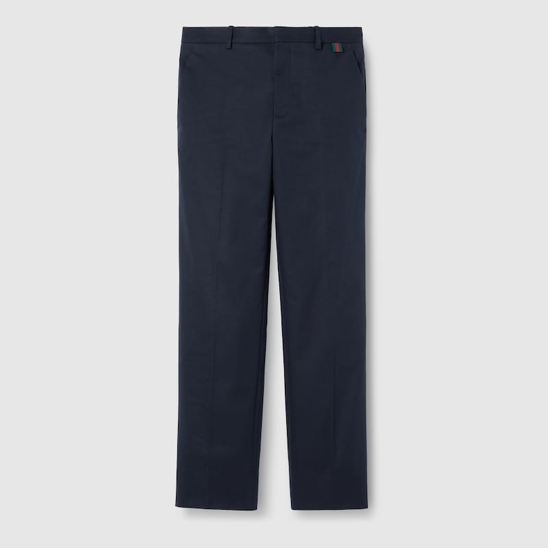 Double cotton twill pant with Web