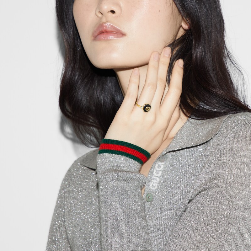 Gucci Interlocking 18k Ring | Thumbnail 3