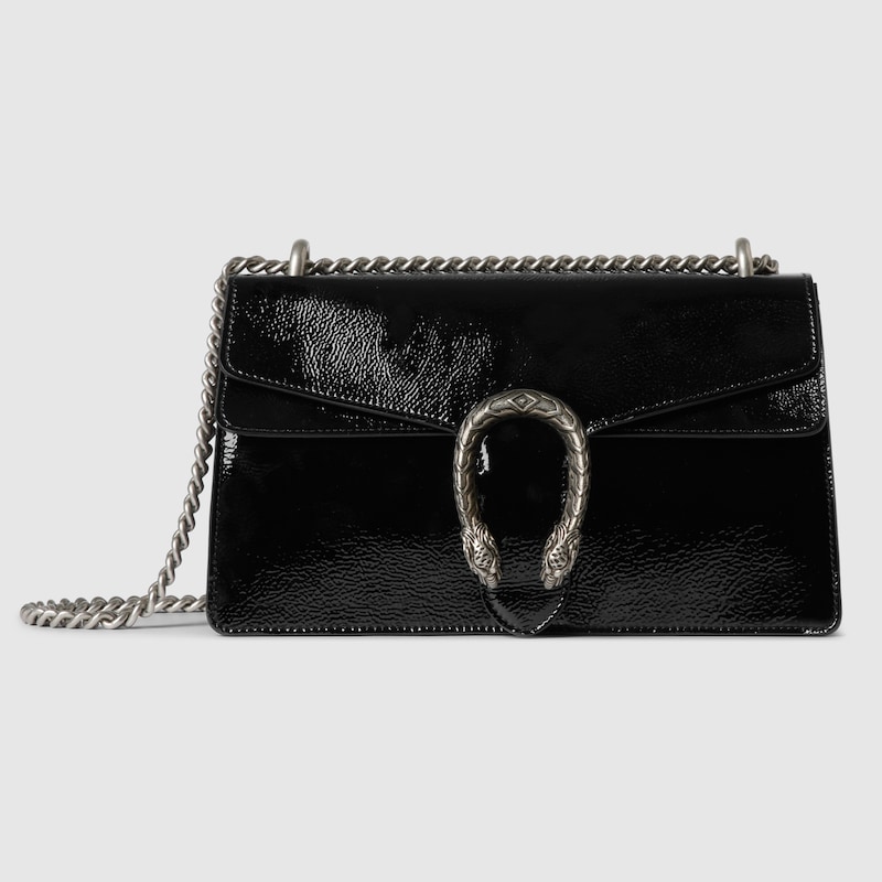Shop Gucci Dionysus Medium Shoulder Bag In Black