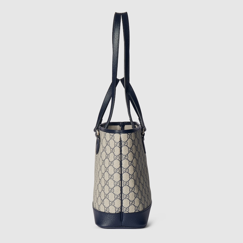 Ophidia mini tote bag in beige and blue GG Supreme | GUCCI® BG Gucci Ophidia mini tote bag