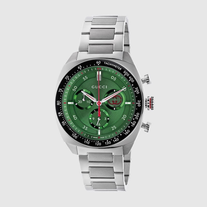 Gucci Interlocking Watch In Silver