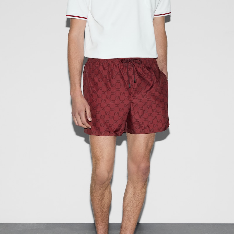 Gucci GG Print Nylon Swim Short | Thumbnail 3