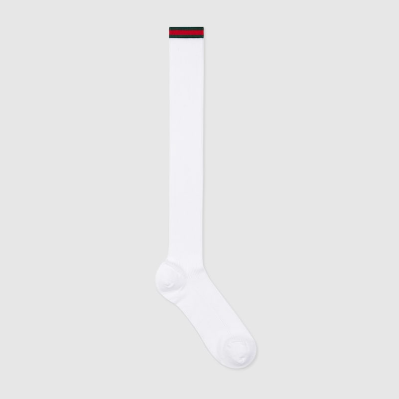 Long cotton blend socks with Web