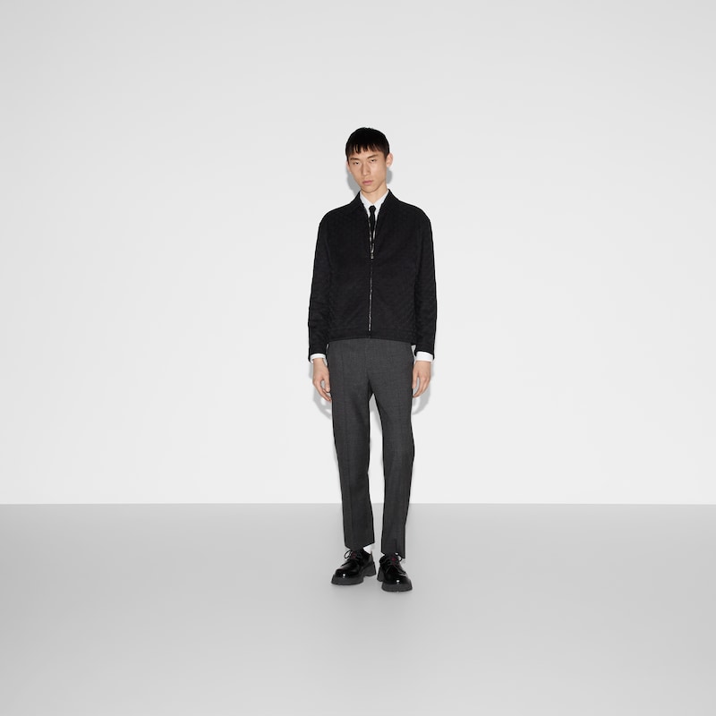 Gucci Reversible Nylon And GG Canvas Jacket | Thumbnail 2 Gucci Reversible Nylon And GG Canvas Jacket | Thumbnail 2