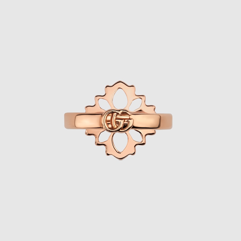 Gucci Flora 18k diamond ring