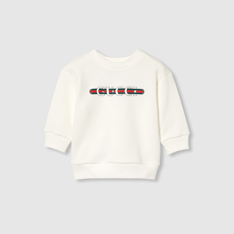 Baby printed cotton sweatshirt