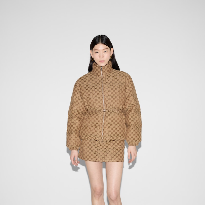 Gucci GG Canvas Bomber Jacket | Thumbnail 3 Gucci GG Canvas Bomber Jacket | Thumbnail 3