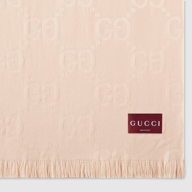 Gucci GG Wool And Silk Blanket | Thumbnail 3 Gucci GG Wool And Silk Blanket | Thumbnail 3
