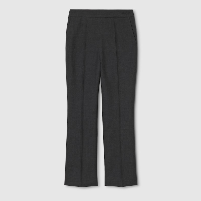 Wool gabardine pant