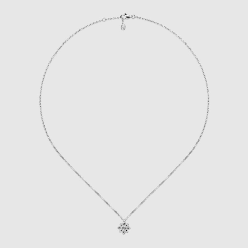 Gucci Flora 18k chain necklace