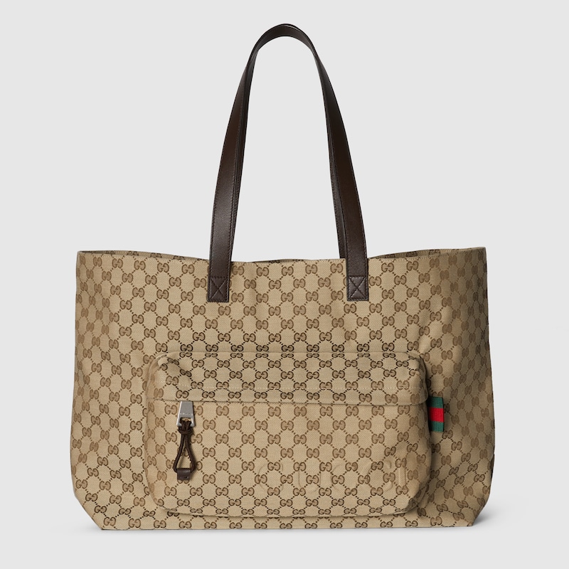 GUCCI GUCCI GG CANVAS MAXI TOTE BAG