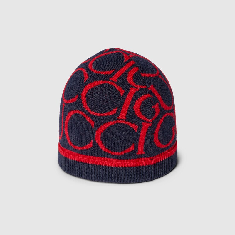 Baby Gucci wool jacquard hat