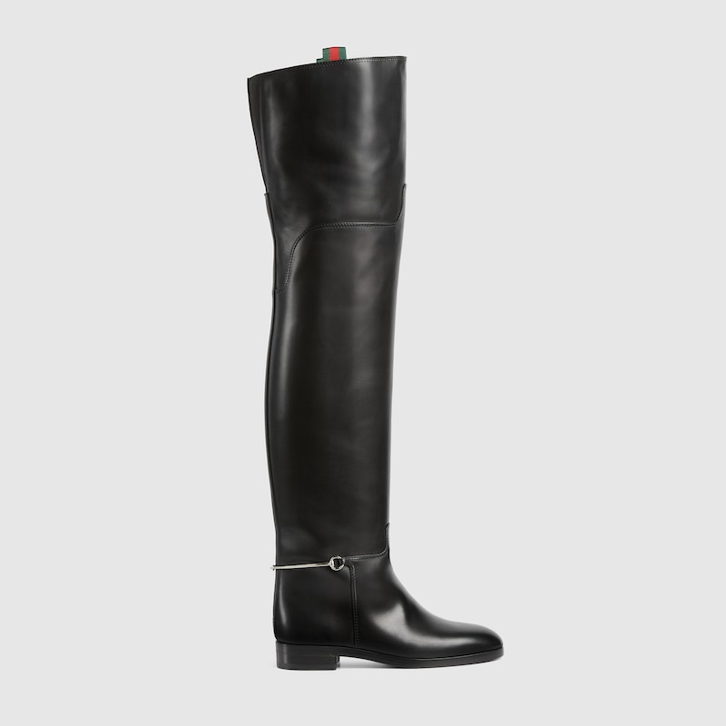 805313 AAD3I 1000 001 100 0000 Light Stivale donna sopra il ginocchio con Morsetto slim