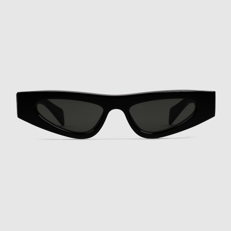Gucci Cat Glasses Frame Sunglasses In Black