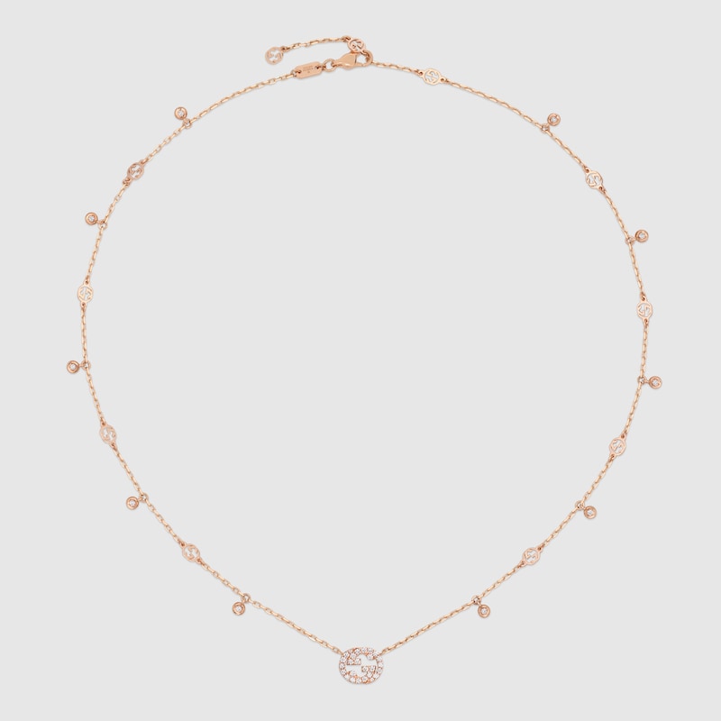 Gucci Interlocking diamond necklace