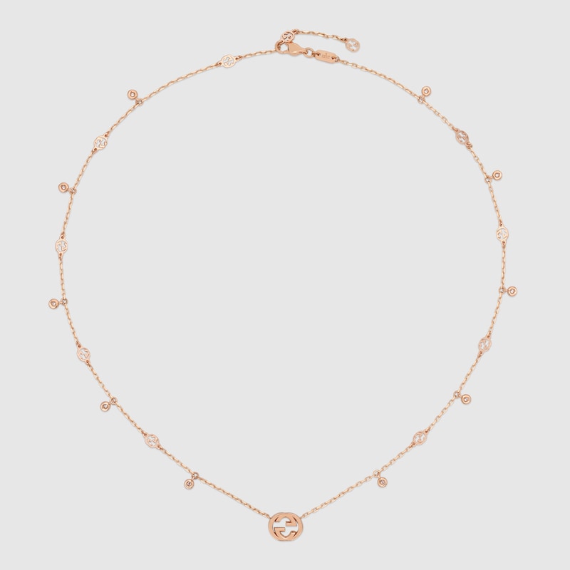 Gucci Interlocking diamond necklace