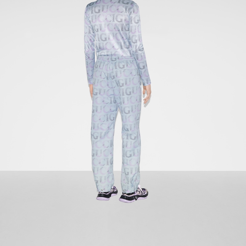 Gucci Blue Polyester Athletic Pants