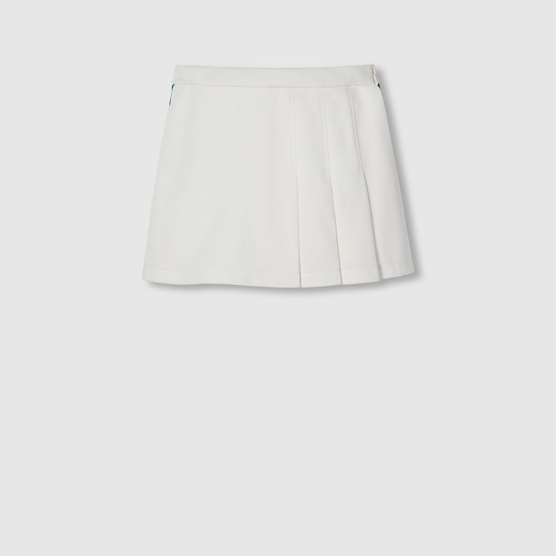 Technical jersey skort with Web