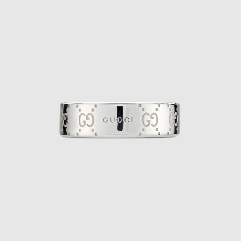 Gucci Signature Gg Wide Ring In Undefined