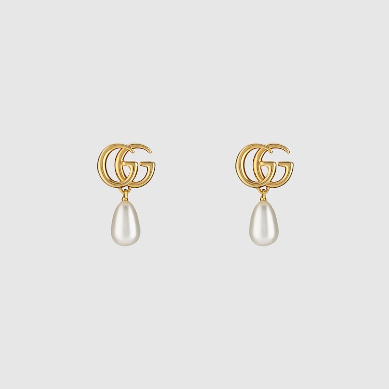 GG Marmont Pearl Drop Earrings GG Marmont Pearl Drop Earrings