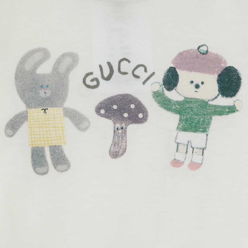 Baby printed three-piece gift set
