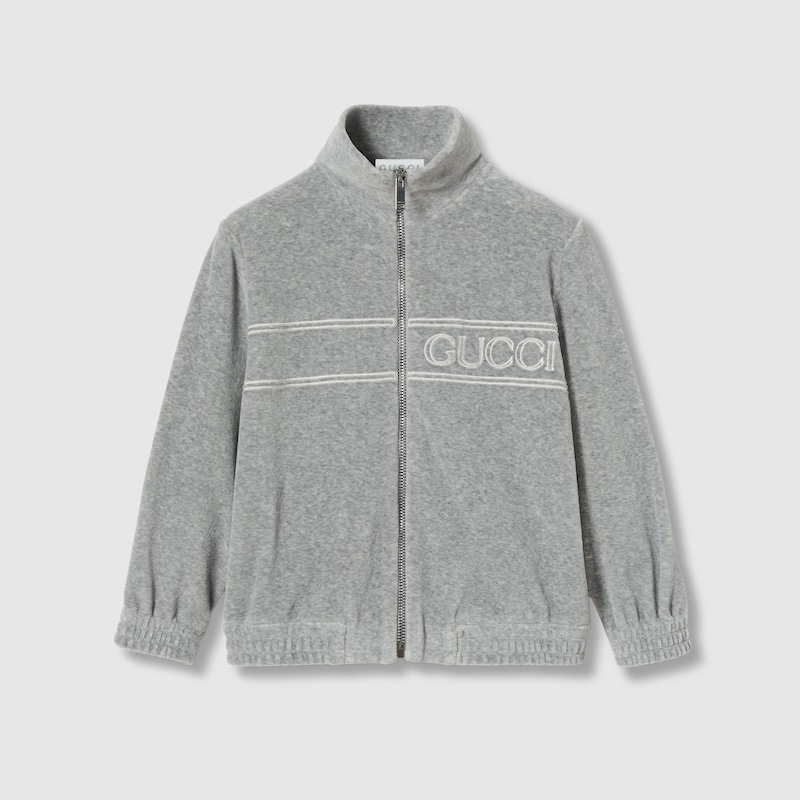 GUCCI EMBROIDERED CHENILLE JACKET